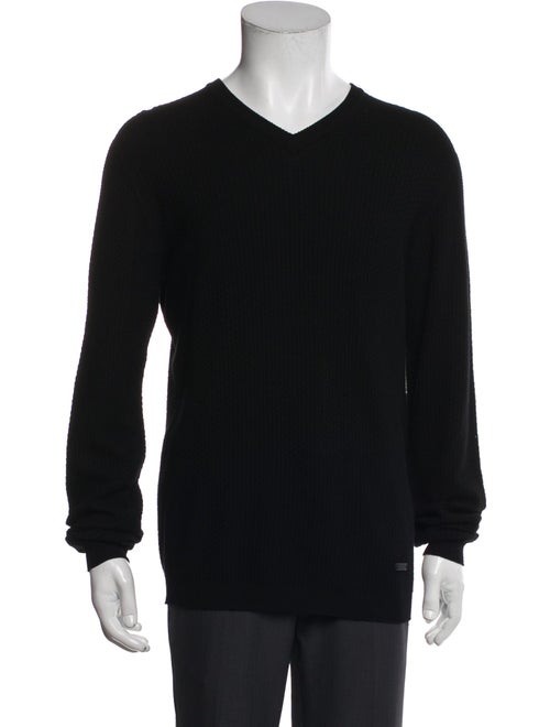 Armani Collezioni V-Neck Long Sleeve Pullover