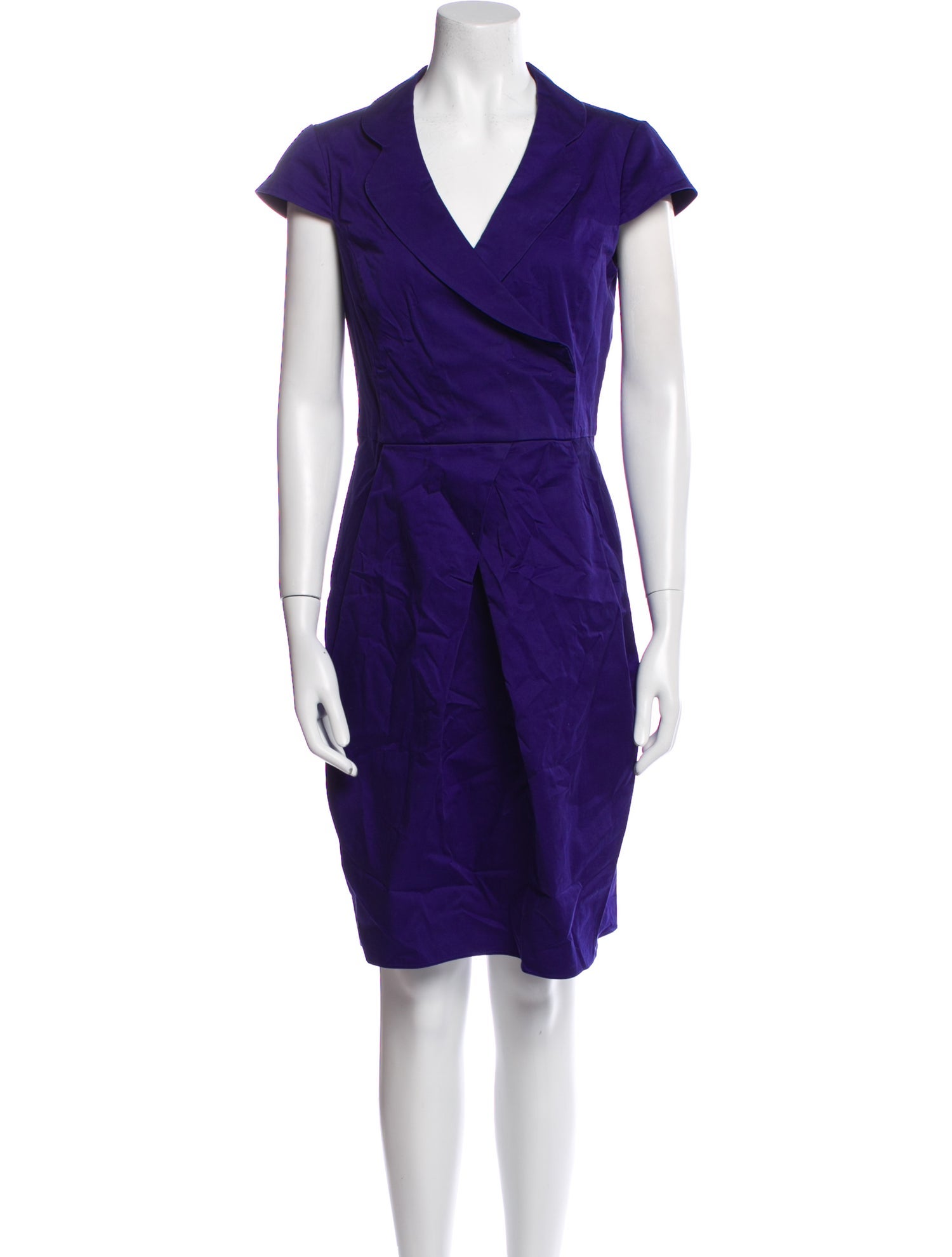 Armani Collezioni V-Neck Mini Dress