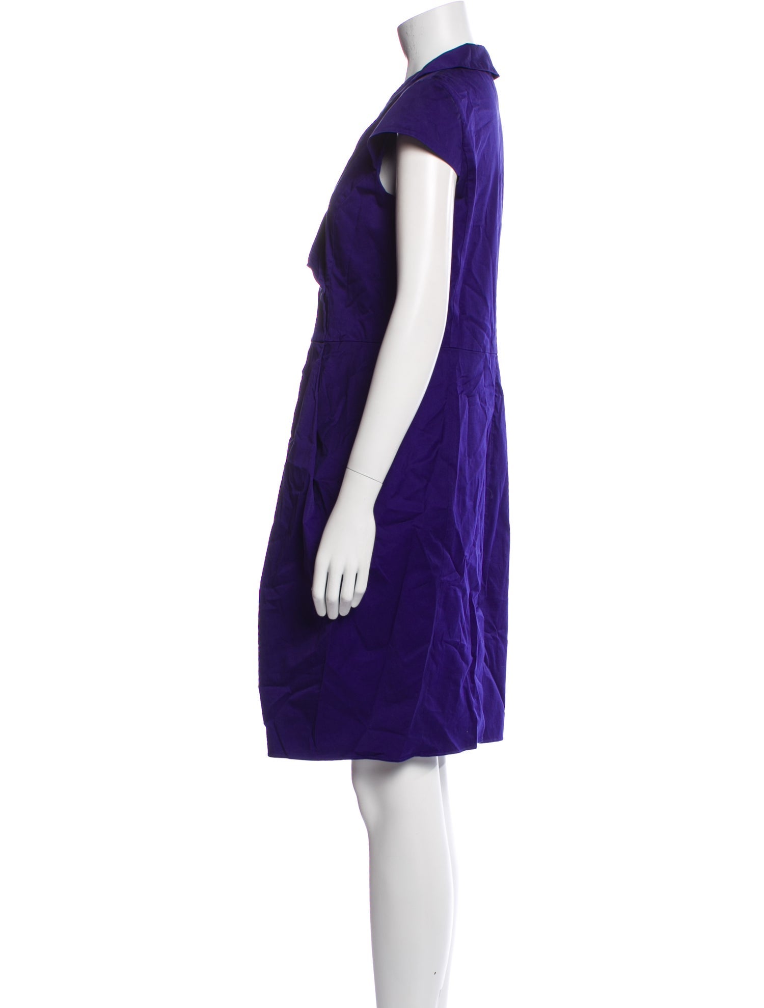 Armani Collezioni V-Neck Mini Dress