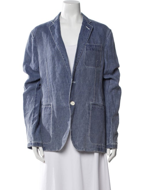 Armani Collezioni Linen Denim Jacket