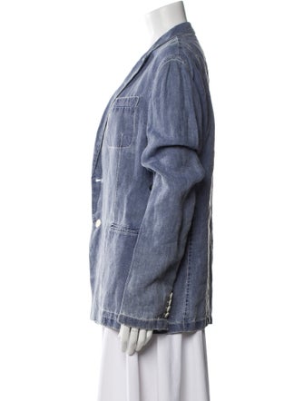 Armani Collezioni Linen Denim Jacket
