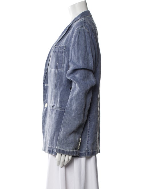 Armani Collezioni Linen Denim Jacket