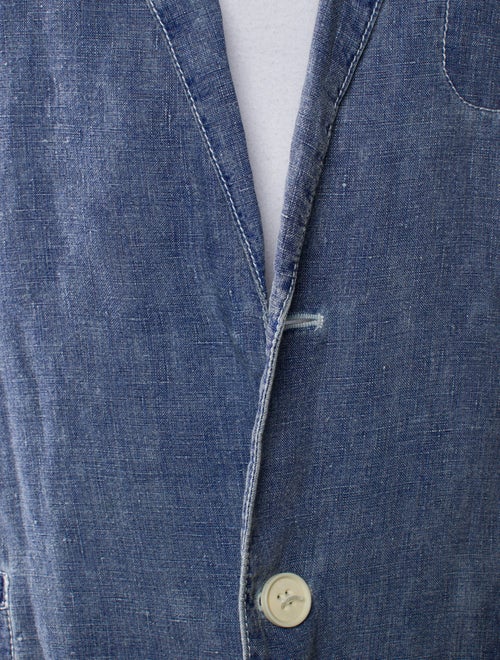 Armani Collezioni Linen Denim Jacket