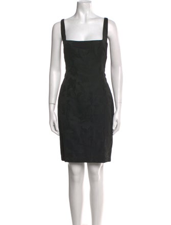 Armani Collezioni Printed Knee-Length Dress