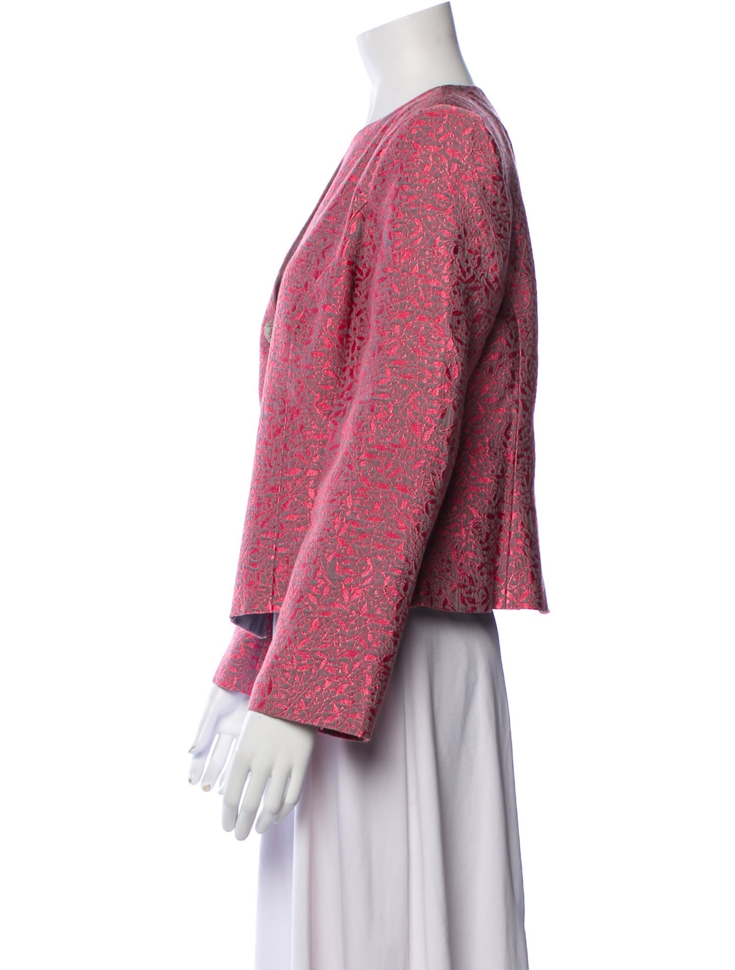 Armani Collezioni Tweed Pattern Evening Jacket