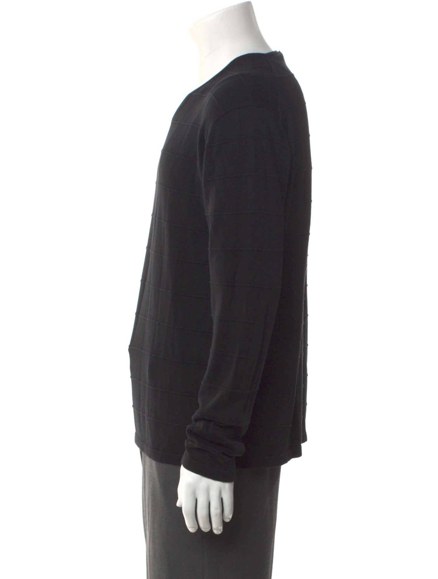 Armani Collezioni V-Neck Long Sleeve Pullover