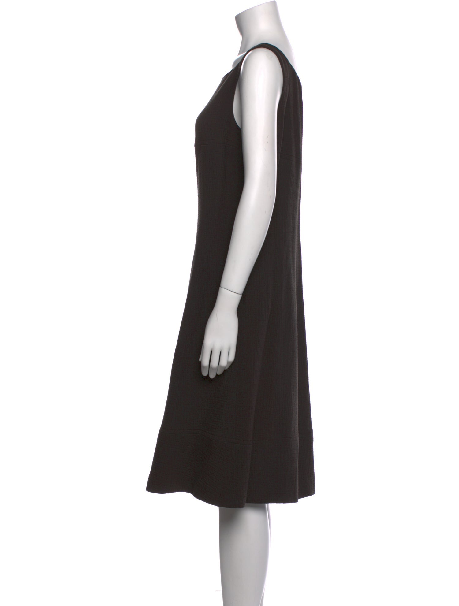 Armani Collezioni Wool Knee-Length Dress