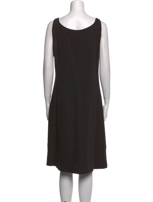 Armani Collezioni Wool Knee-Length Dress