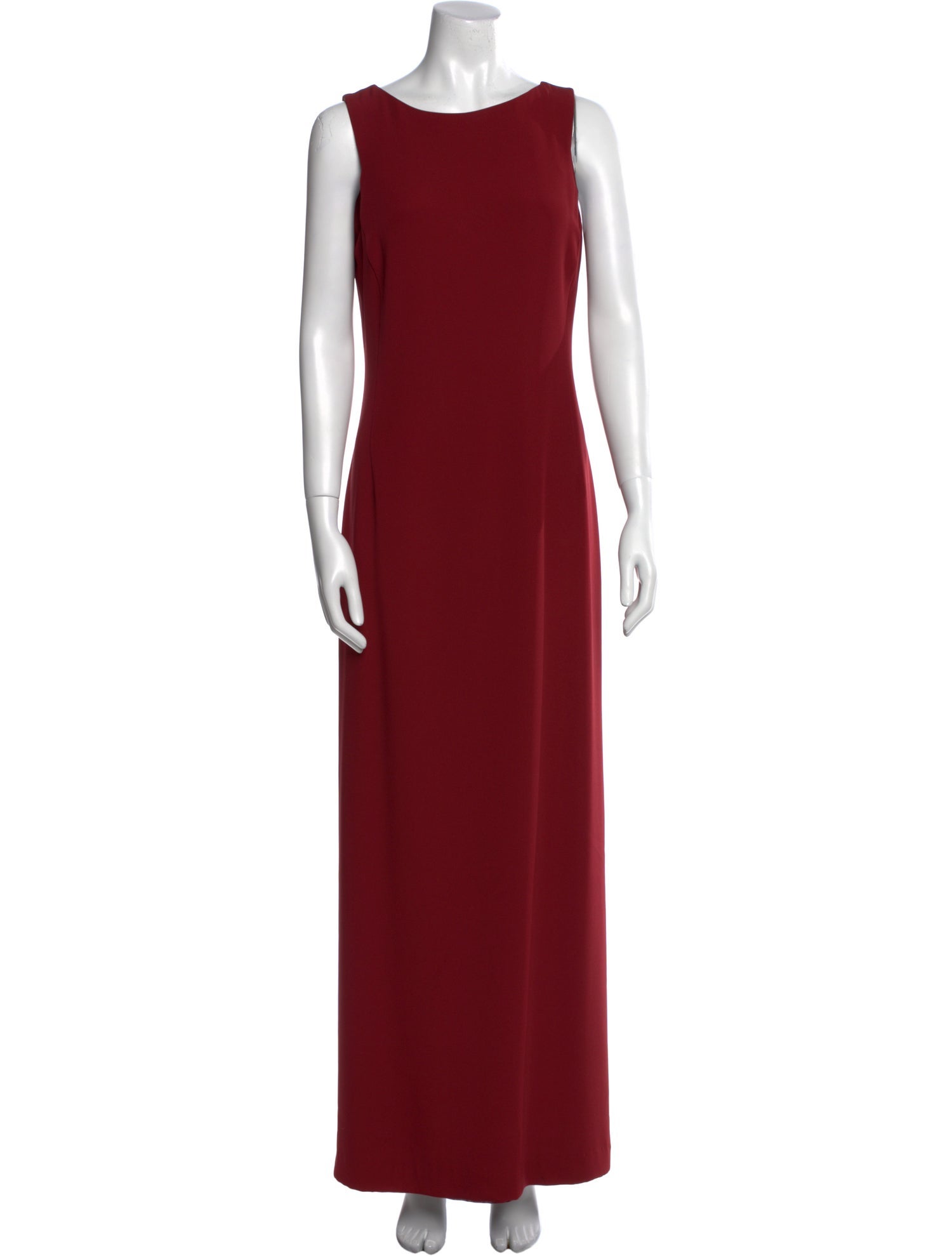 Armani Collezioni Bateau Neckline Long Dress