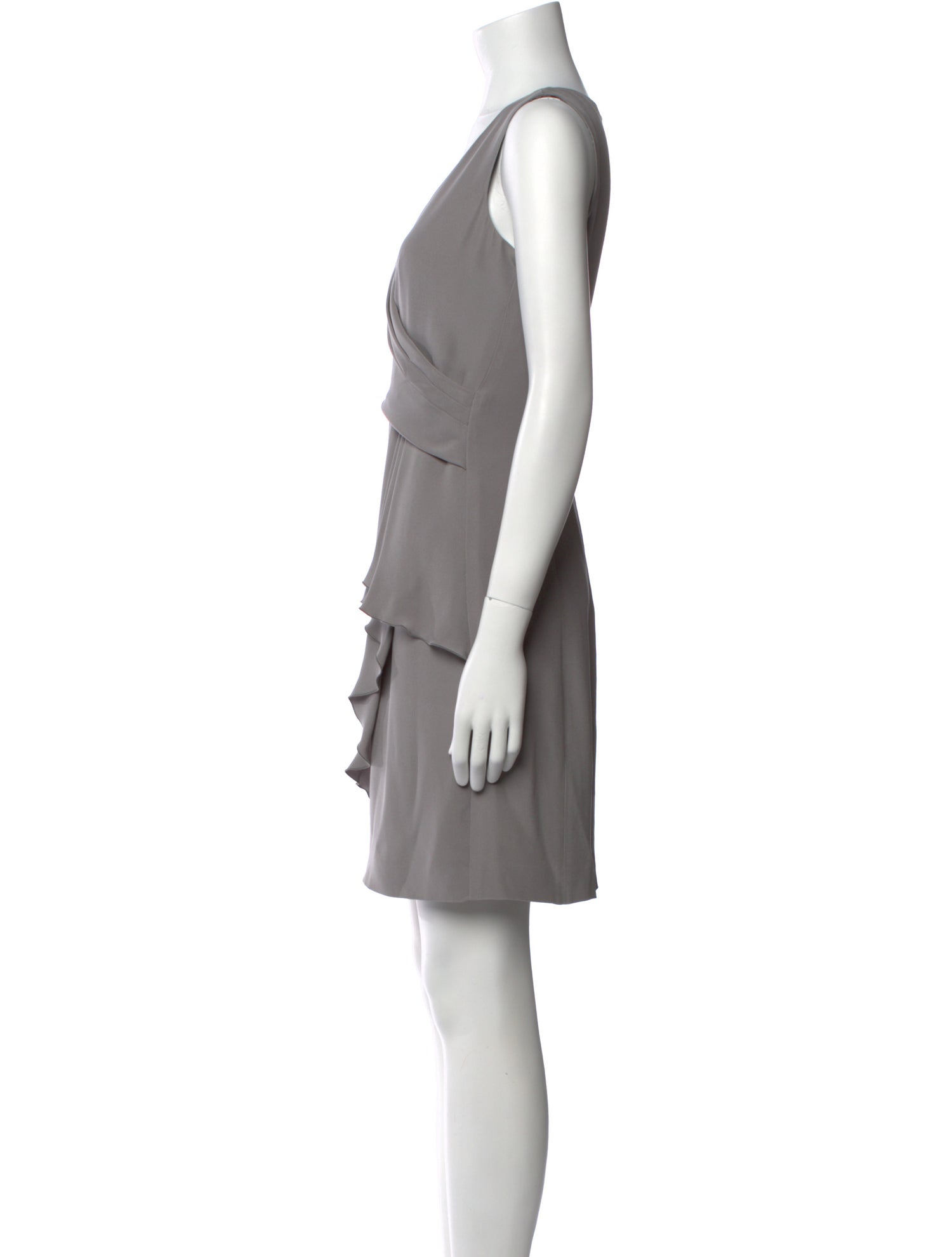 Armani Collezioni V-Neck Knee-Length Dress