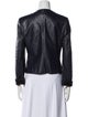 Armani Collezioni Calf Leather Biker Jacket