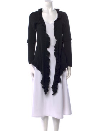 Armani Collezioni Cashmere Open Front Sweater