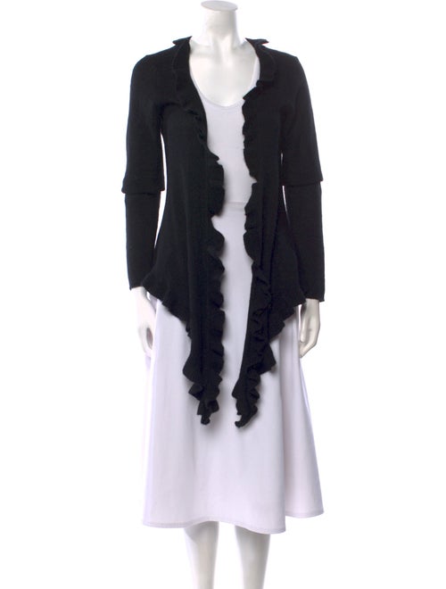 Armani Collezioni Cashmere Open Front Sweater