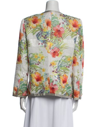Armani Collezioni Floral Print Evening Jacket