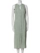 Armani Collezioni Linen Midi Length Dress