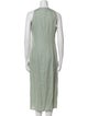 Armani Collezioni Linen Midi Length Dress