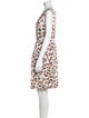 Armani Collezioni Floral Print Knee-Length Dress