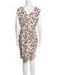 Armani Collezioni Floral Print Knee-Length Dress