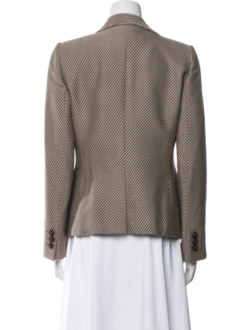 Armani Collezioni Wool Striped Blazer