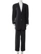 Armani Collezioni Wool Striped Pantsuit