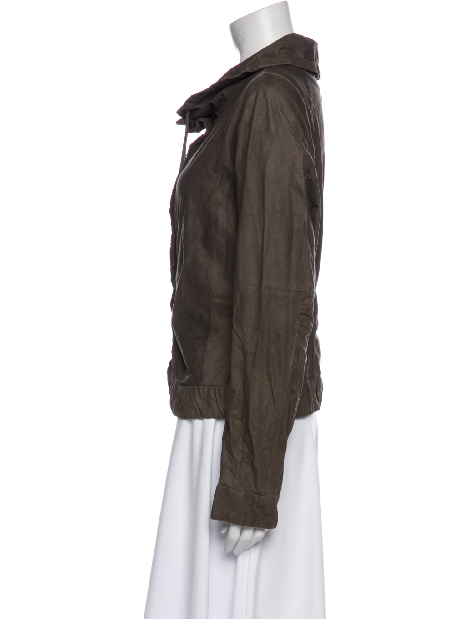 Armani Collezioni Goat Leather Evening Jacket