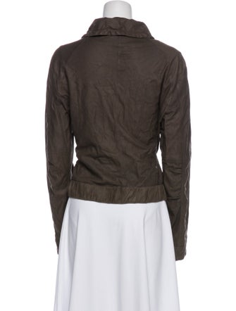 Armani Collezioni Goat Leather Evening Jacket