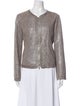 Armani Collezioni Leather Evening Jacket