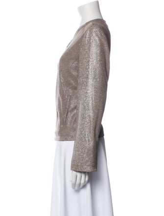 Armani Collezioni Leather Evening Jacket