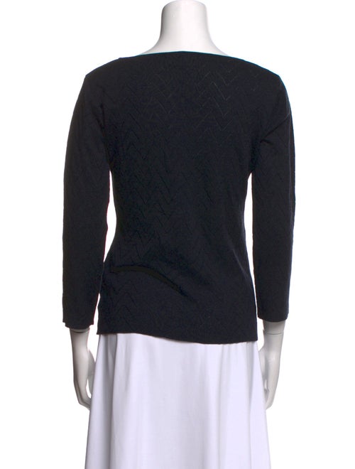 Armani Collezioni Bateau Neckline Sweater