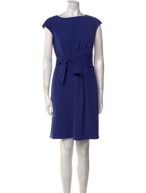 Armani Collezioni Bateau Neckline Mini Dress
