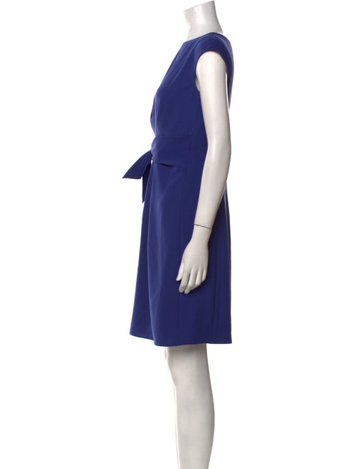 Armani Collezioni Bateau Neckline Mini Dress