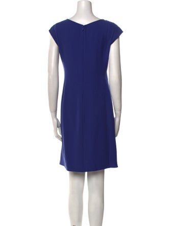 Armani Collezioni Bateau Neckline Mini Dress