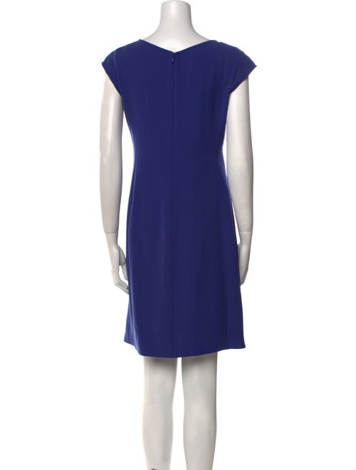Armani Collezioni Bateau Neckline Mini Dress