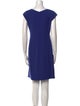 Armani Collezioni Bateau Neckline Mini Dress