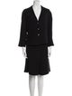 Armani Collezioni Pleated Accents Skirt Suit