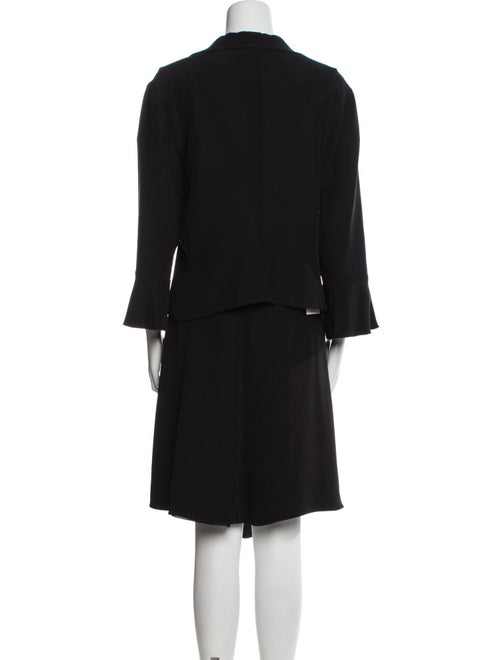 Armani Collezioni Pleated Accents Skirt Suit
