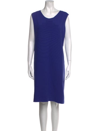 Armani Collezioni Striped Knee-Length Dress