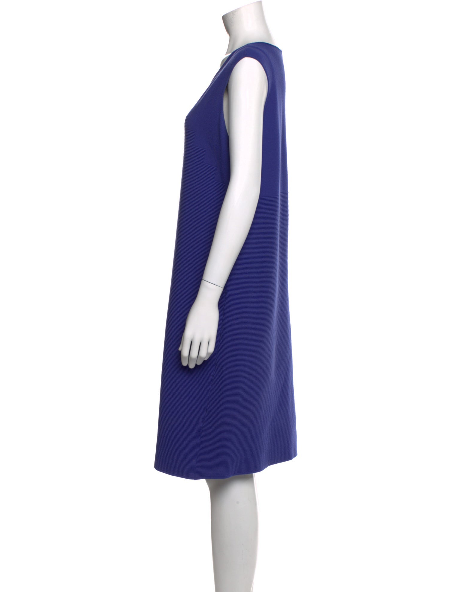 Armani Collezioni Striped Knee-Length Dress