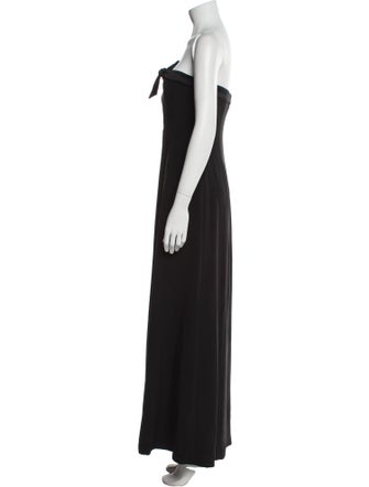 Armani Collezioni Strapless Long Dress