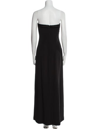 Armani Collezioni Strapless Long Dress