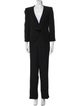 Armani Collezioni Ruffle Embellishment Pantsuit