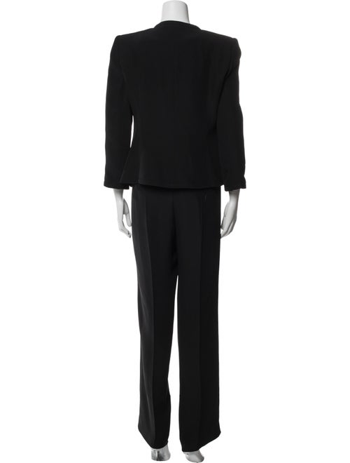 Armani Collezioni Ruffle Embellishment Pantsuit