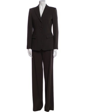 Armani Collezioni Virgin Wool Pantsuit
