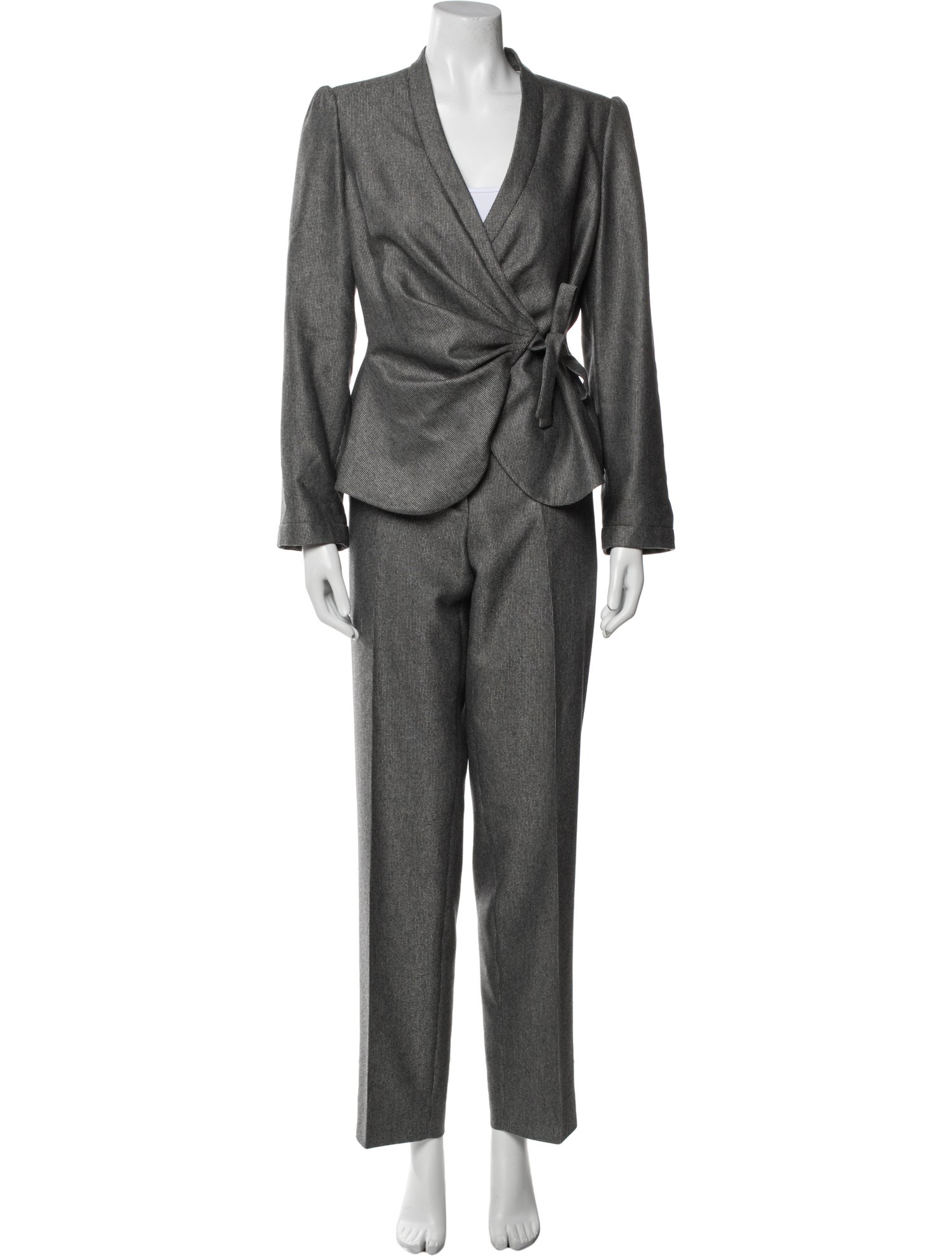 Armani Collezioni Virgin Wool Pantsuit