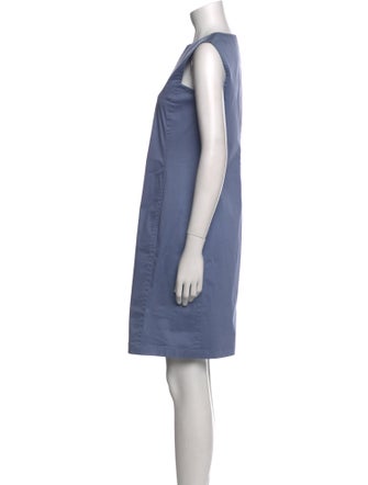 Armani Collezioni V-Neck Knee-Length Dress