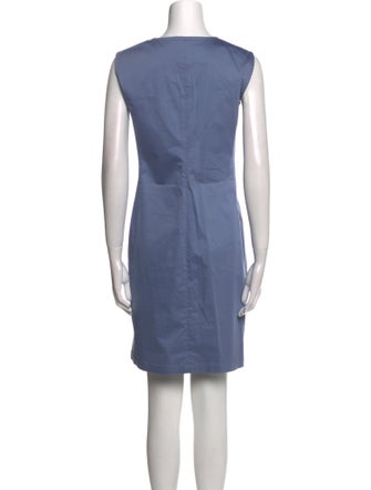 Armani Collezioni V-Neck Knee-Length Dress