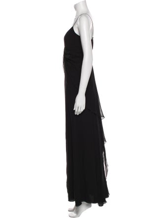 Armani Collezioni Silk Long Dress
