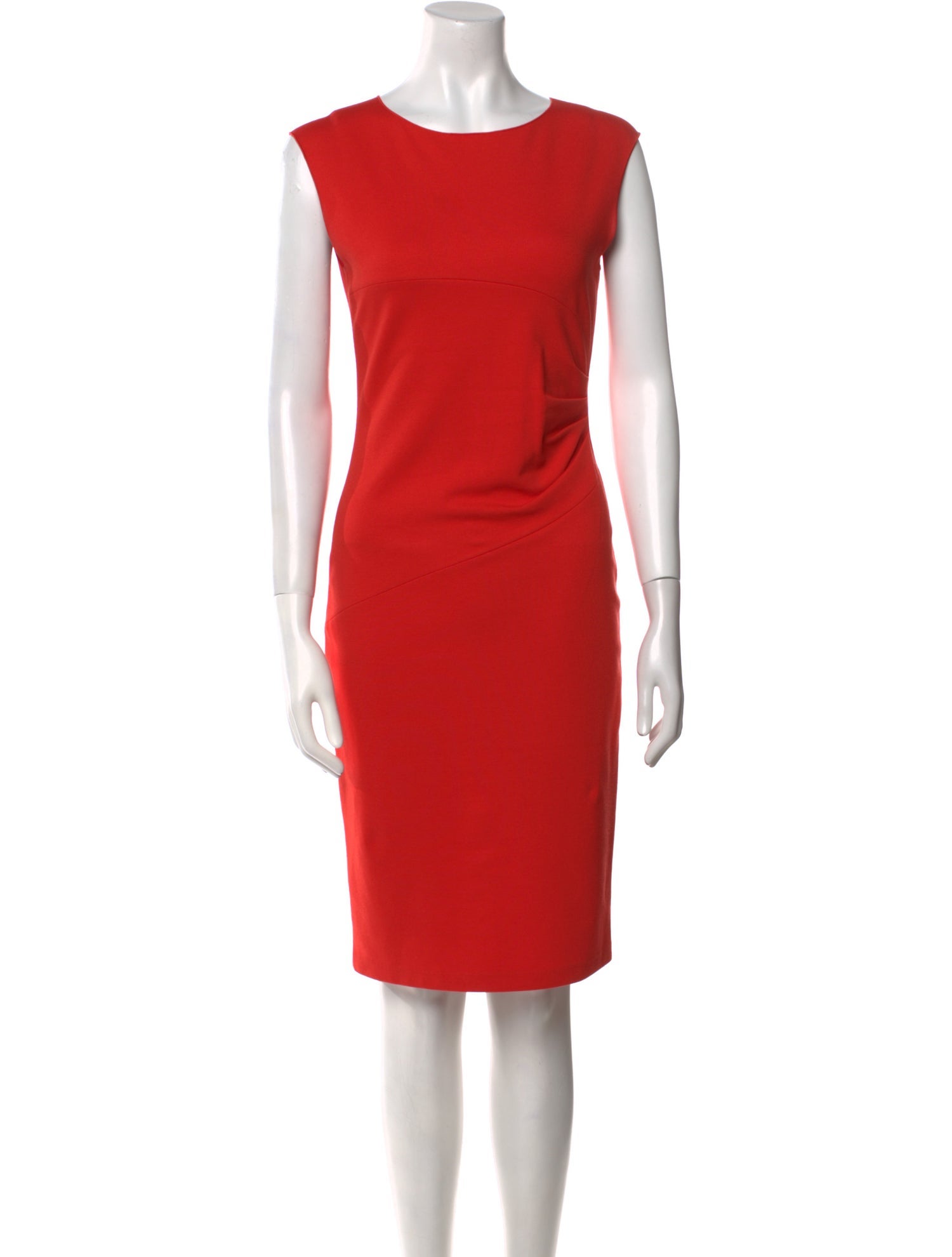 Armani Collezioni Crew Neck Knee-Length Dress