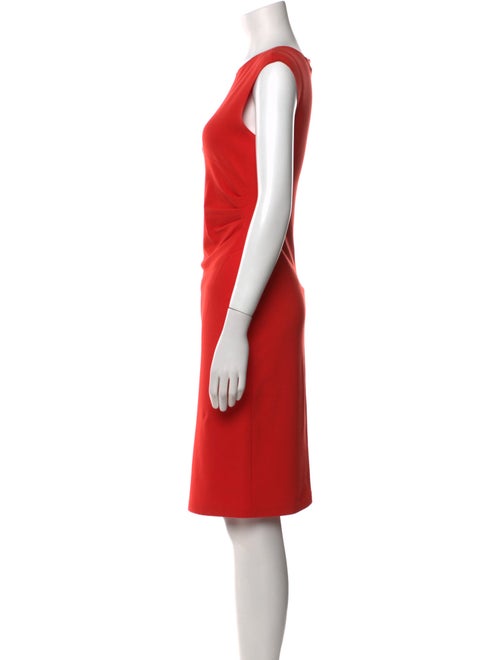 Armani Collezioni Crew Neck Knee-Length Dress