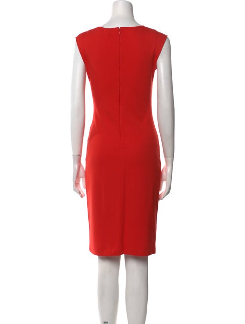 Armani Collezioni Crew Neck Knee-Length Dress